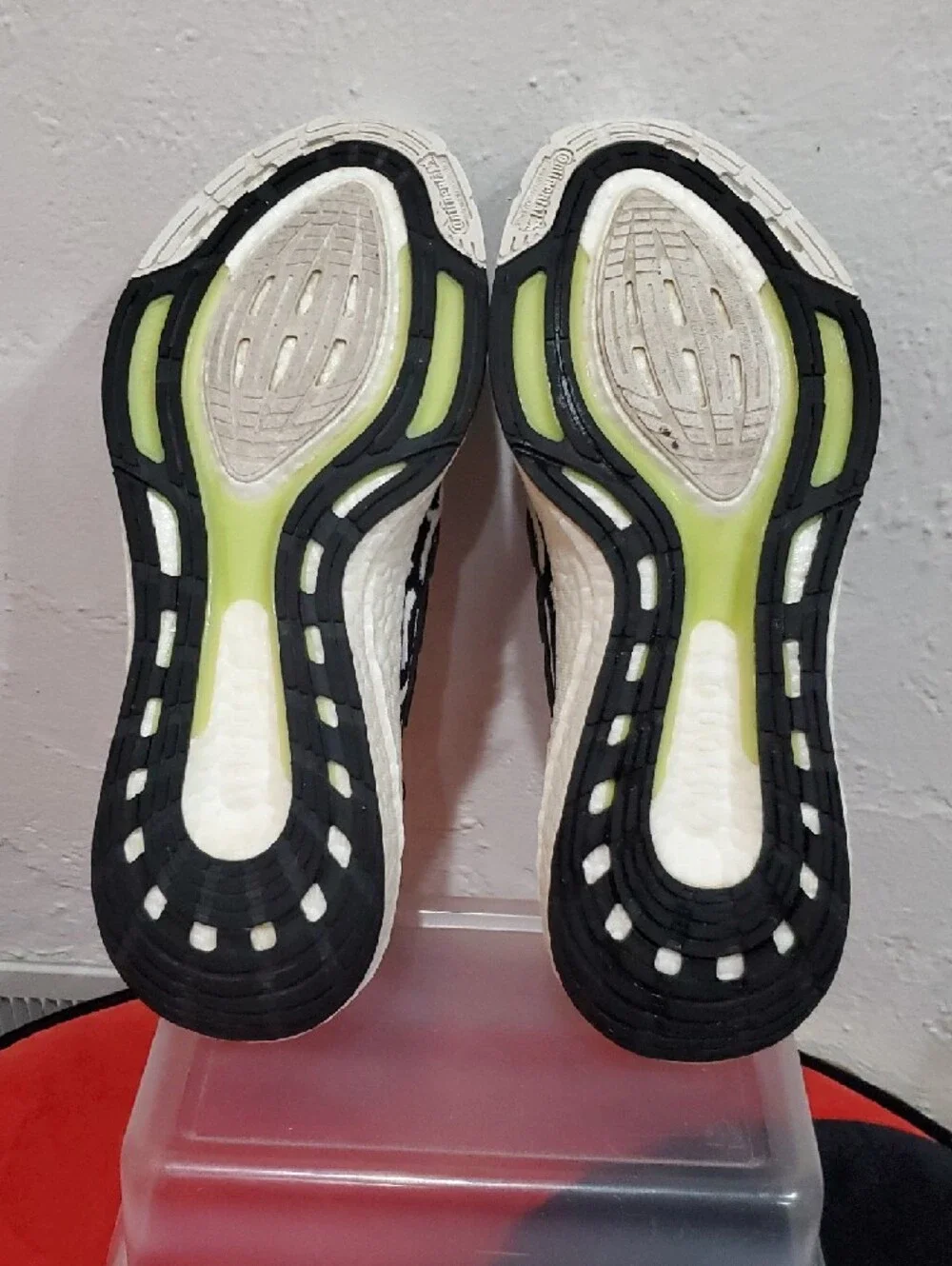 Adidas Ultraboost 22 Knit Running Shoe In Black & White Zebra